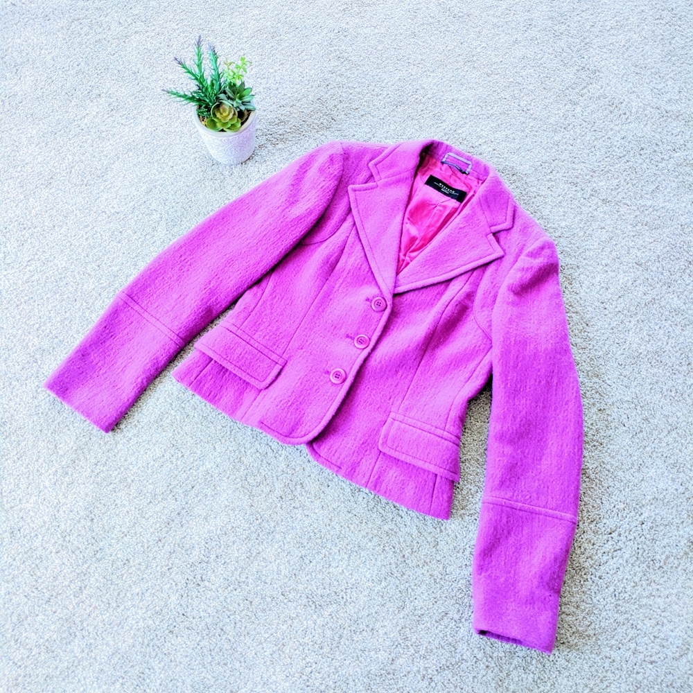 100% Wool Purple Weekend MaxMara Blazer Coat